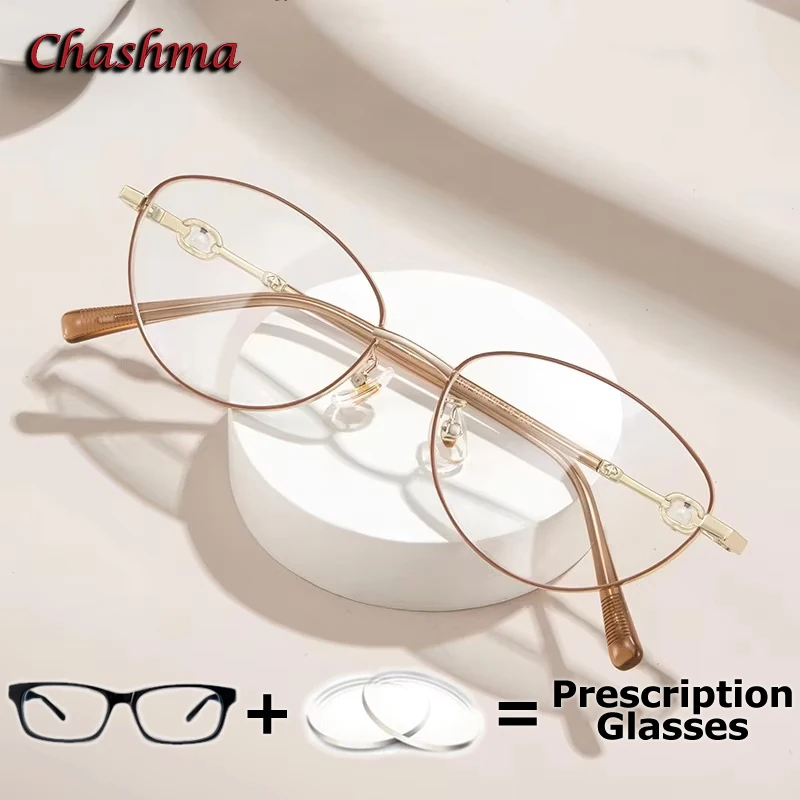

Очки Chashma по рецепту для женщин: оптические линзы для коррекции близорукости, мультифокальные, прогрессивные, для чтения, с кристаллическими линзами Free Form