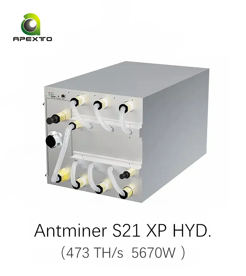 AD BUY 5 GET 3 FREE Bitmain Antminer S21 XP Hyd (473Th) - Penguin Global - Crypto Miners