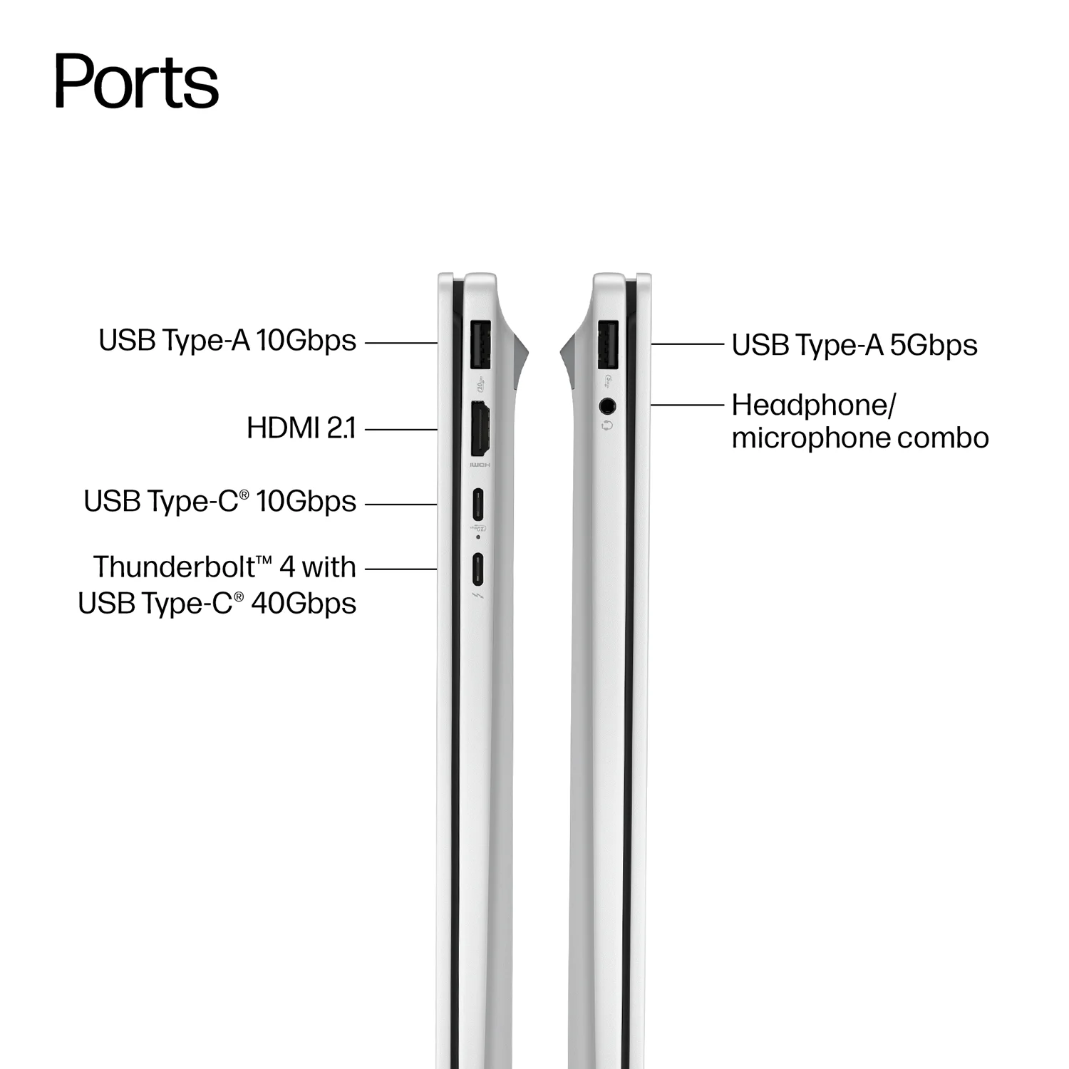 كمبيوتر محمول HP OmniBook 7 بشاشة لمس مقاس 16 بوصة - Intel Core Ultra 7 255H - 2K OLED 120 هرتز - ذاكرة 32 جيجابايت - 1 تيرابايت SSD - Windows 11 Home
