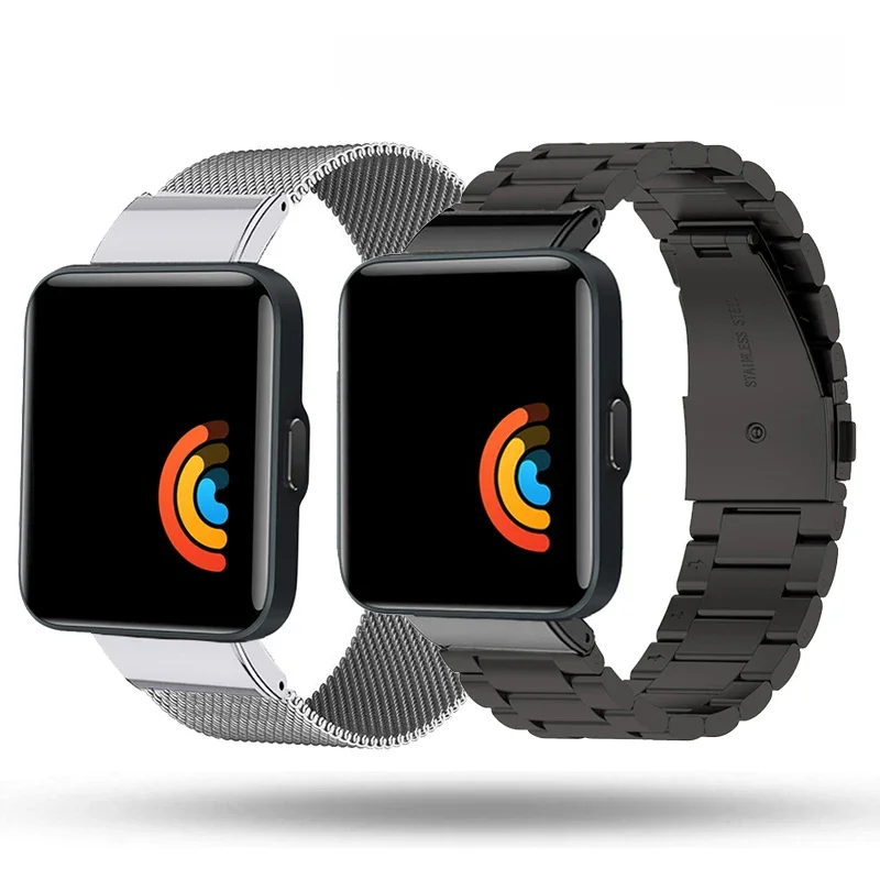 Metalowy pasek do smartwatcha Xiaomi Redmi Watch 2 Lite, bransoletka ze stali nierdzewnej do Xiaomi Mi Watch Lite, opaski na nadgarstek — zdjęcie produktu 7