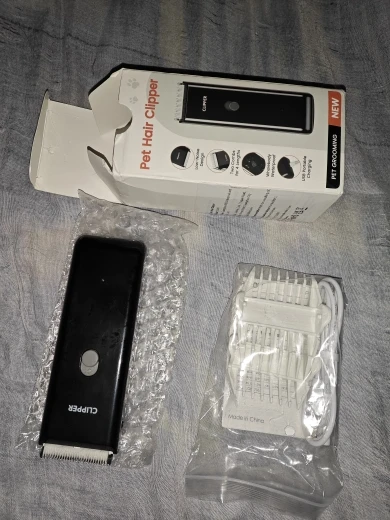 Customer review photo for Cordless Pet Grooming Clippers
