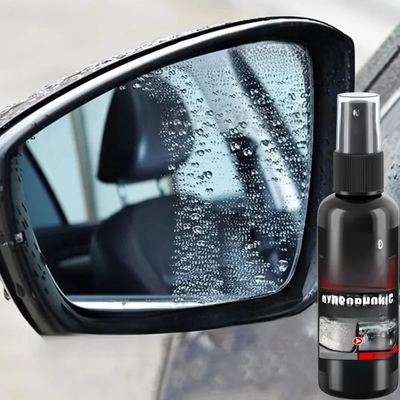 Spray d'eau Anti-pluie pour verre de voiture, revêtement Nano, Agent hydrophobe étanche, Film d'huile pour enlever l'agent de Film de verre automobile