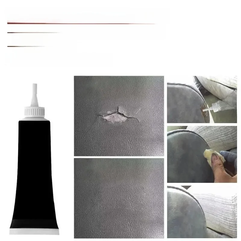 Żel do naprawy skóry 20ml Żel do naprawy skóry Skórzana pasta uzupełniająca do naprawy kolorów Krem do naprawy samochodów Akcesoria samochodowe — zdjęcie 2