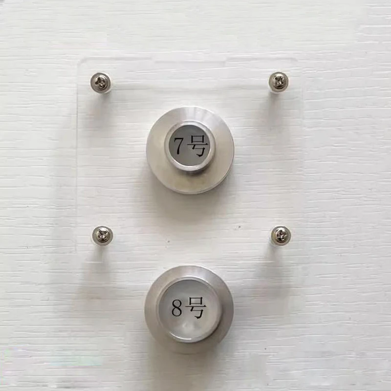 Runde Grundplatte + Führungsbuchsen für Fräsmaschinen aus Aluminiumlegierung mit vorgebohrten Löchern zum Gravieren und für elektromechanische Holzbearbeitung. – Detail 4