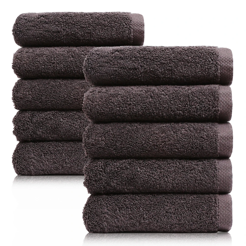 Cotton Living 40 can 200g 100% hotel towel, dark gray 5 sheets/10 sheets, shower towel, soft towel Hotel Bathroom Shower Towels