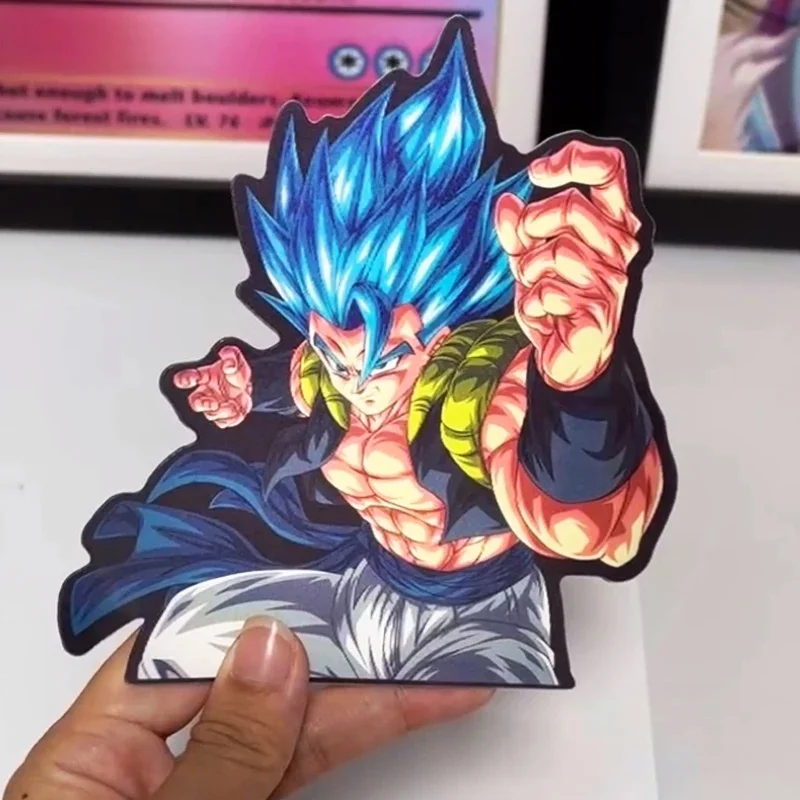 Autocollant de mouvement végéta dégradé 3D, autocollant magique Anime Dragon Ball Z, autocollant de voiture créatif pour ordinateur portable, bagages, jouet étanche