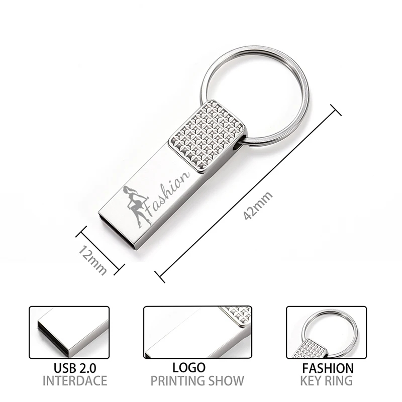 الأعمال هدية شعار مجاني محرك فلاش USB 128 جيجابايت المعادن القلم محركات 64 جيجابايت حلقة رئيسية ذاكرة عصا 32 جيجابايت الفضة U القرص 16 جيجابايت 8 جيجابايت 4 جيجابايت