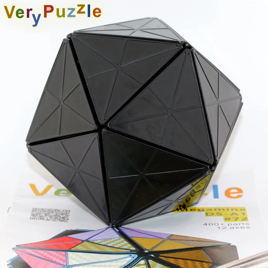 VeryPuzzle 72 ركن فقط Megaminx 12 محور لتقوم بها بنفسك المكعب السحري المهنية لعبة ذكية المنطق اللعب الصعبة تويست لغز