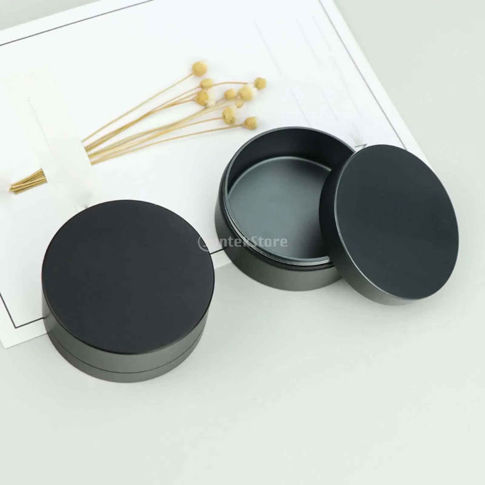 

Mini Jars Storage Container Water Resistant Sealed Holder Aluminum Box For Storage Face Cream Lip Balm Cosmetic Containers