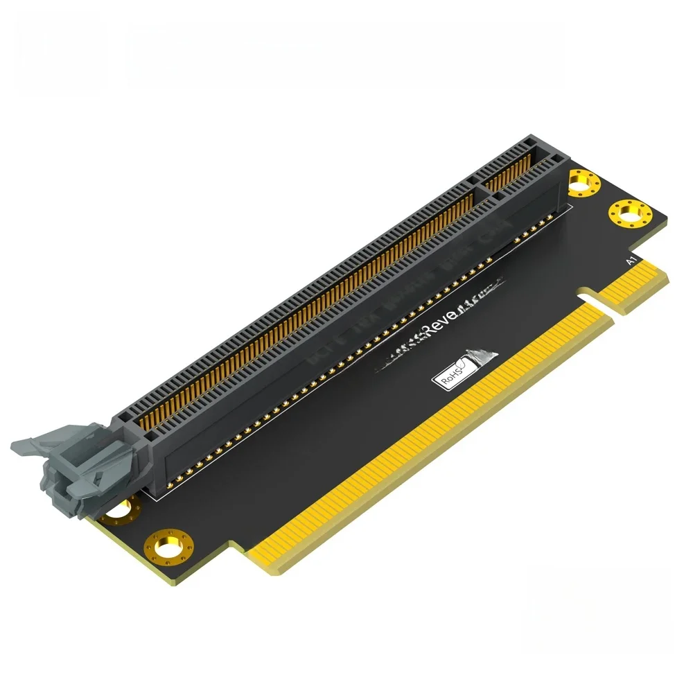 PCI-e 16X 3.0 90-stopniowa karta odwrotna męsko-żeńska dla serwera 2U (kierunk instalacji w kierunku procesora) — zdjęcie 2