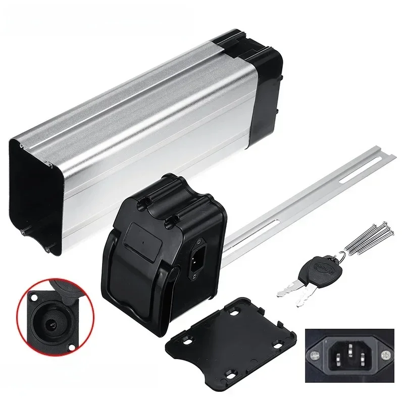 AliExpress NONE Plastic Battery Box For Electric Bike 36V/48V Large Capacity 186501 Holder Case Outdoor Cycling Accessories Replacement