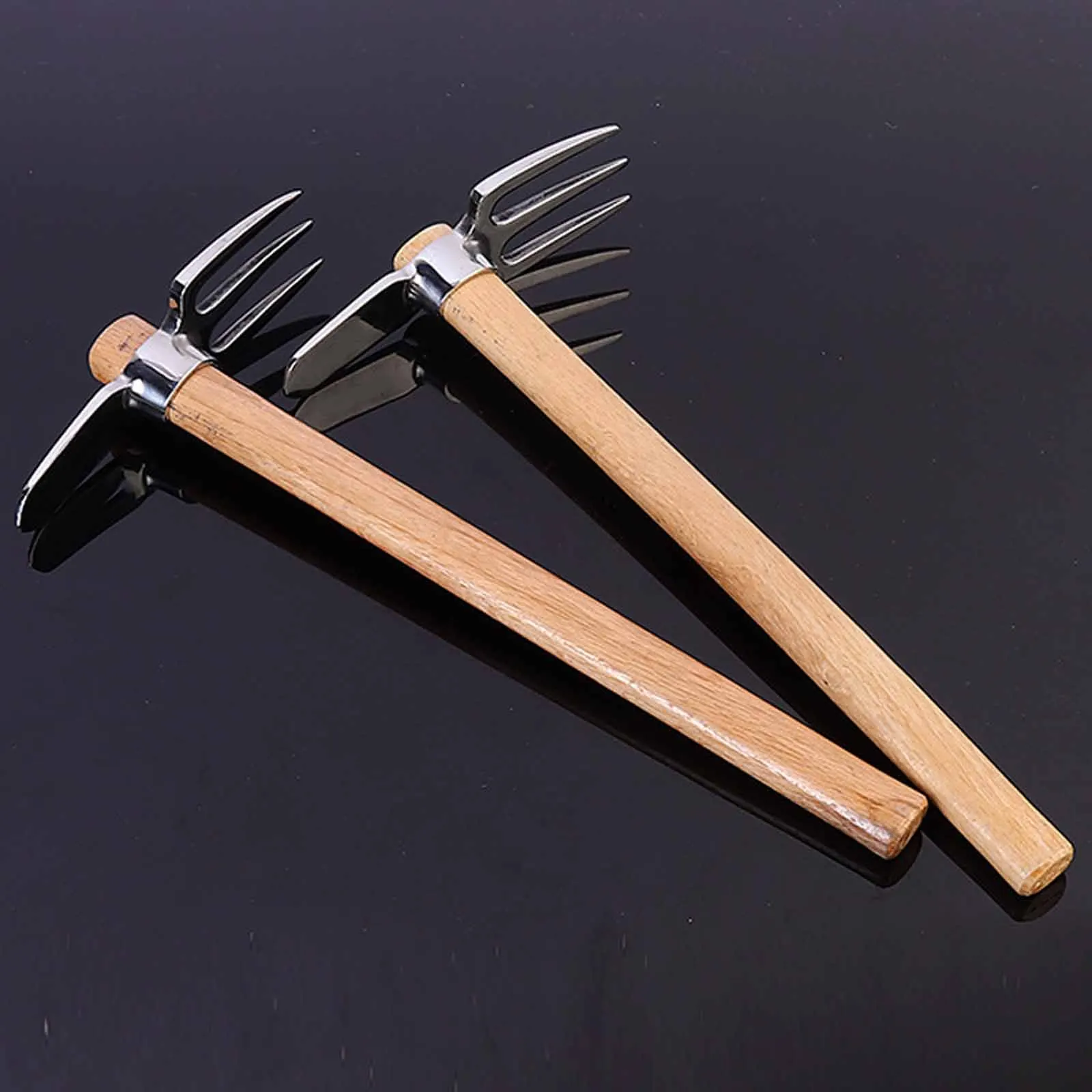 

Мотыга из нержавеющей стали двойного назначения: садовый инструмент для посадки цветов и овощей, прополки, копания земли, уличная стальная мотыга