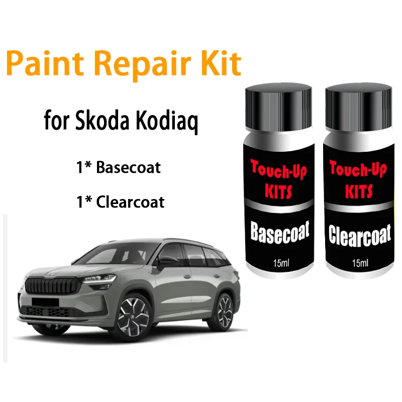 Car Paint Repair Kit for Skoda Kodiaq Touch-Up Set Paint Scratch Remover Automotive Paint Care Accessories Black White