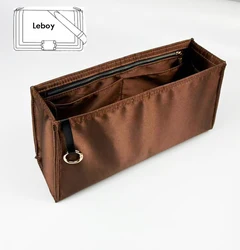 Purse For Leboy Flap Insert Bag Makeup Organizer Bag Inner Purse Portable Base Shaper Premium Nylon Handmade