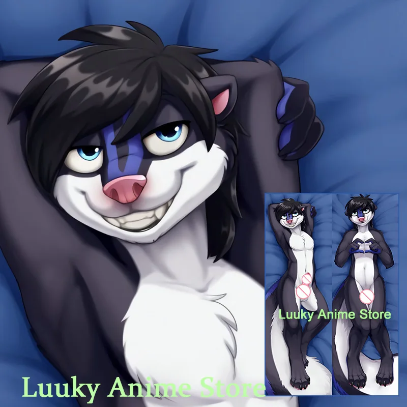 

Dakimakura Anime mr. mephit Furry Double Sided Print Life-size Body Pillow Cover
