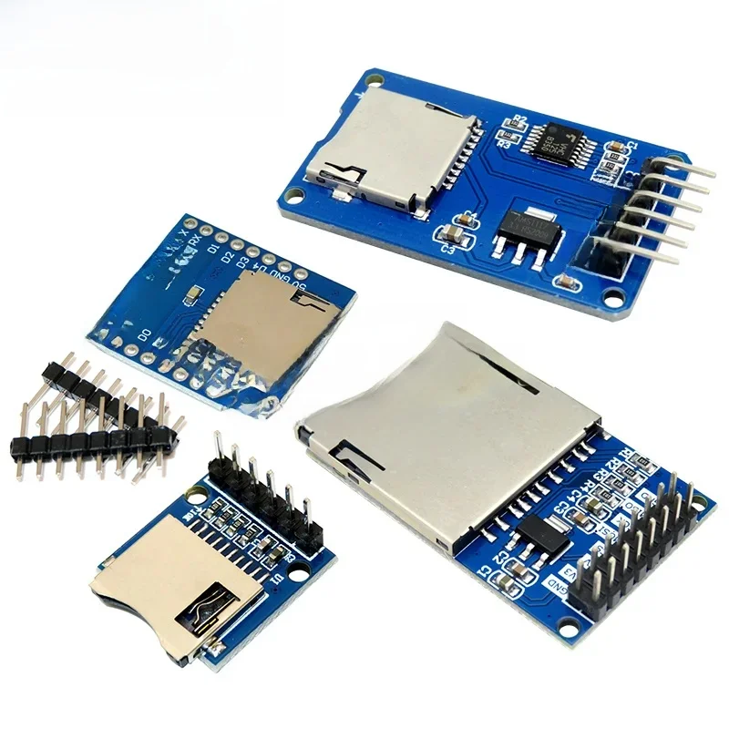 D1 Mini TF Card Module Micro SD Storage Expansion Board Mini Micro SD TF Card Memory Shield Module z pinami dla Arduino ARM AVR — zdjęcie 2