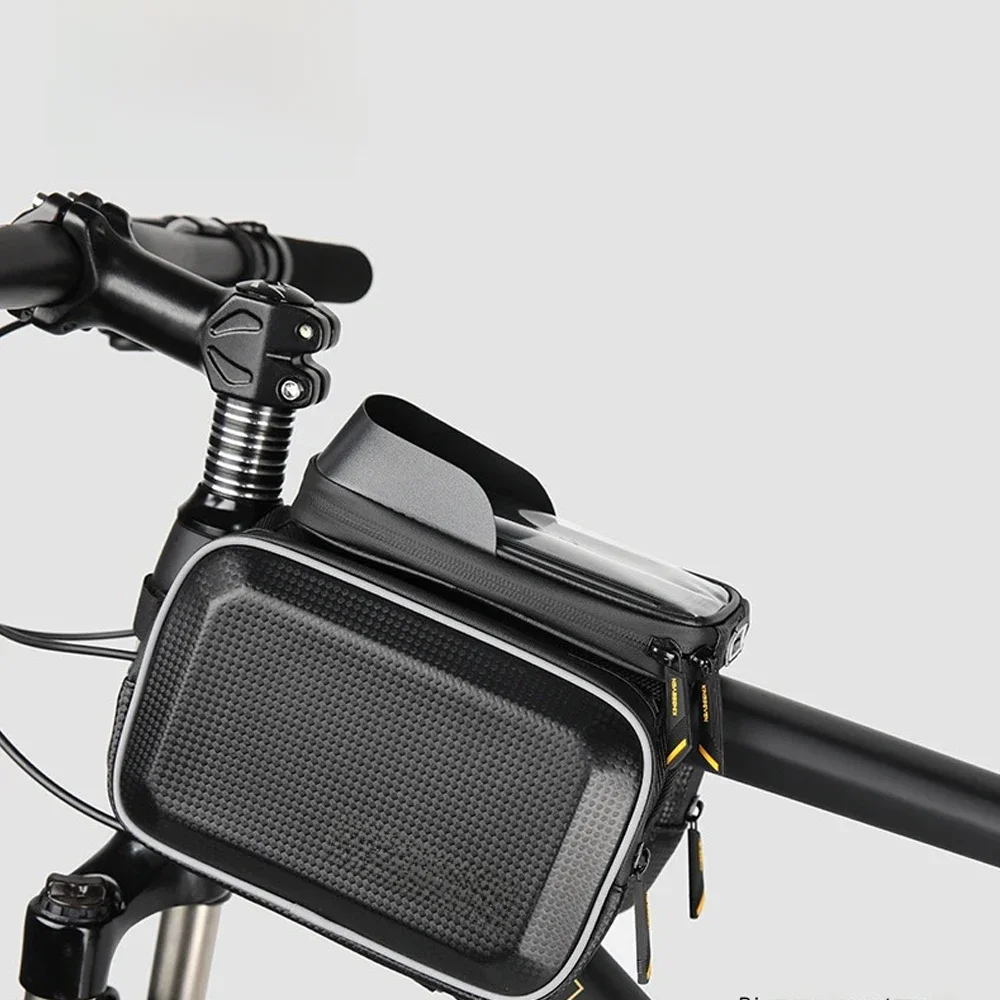 AliExpress KINGSEVEN Rainproof Bicycle Bag MTB Front Top Rectangle Frame Bag Sensitive Touch Screen Cycling Phone Case Bike Accessories