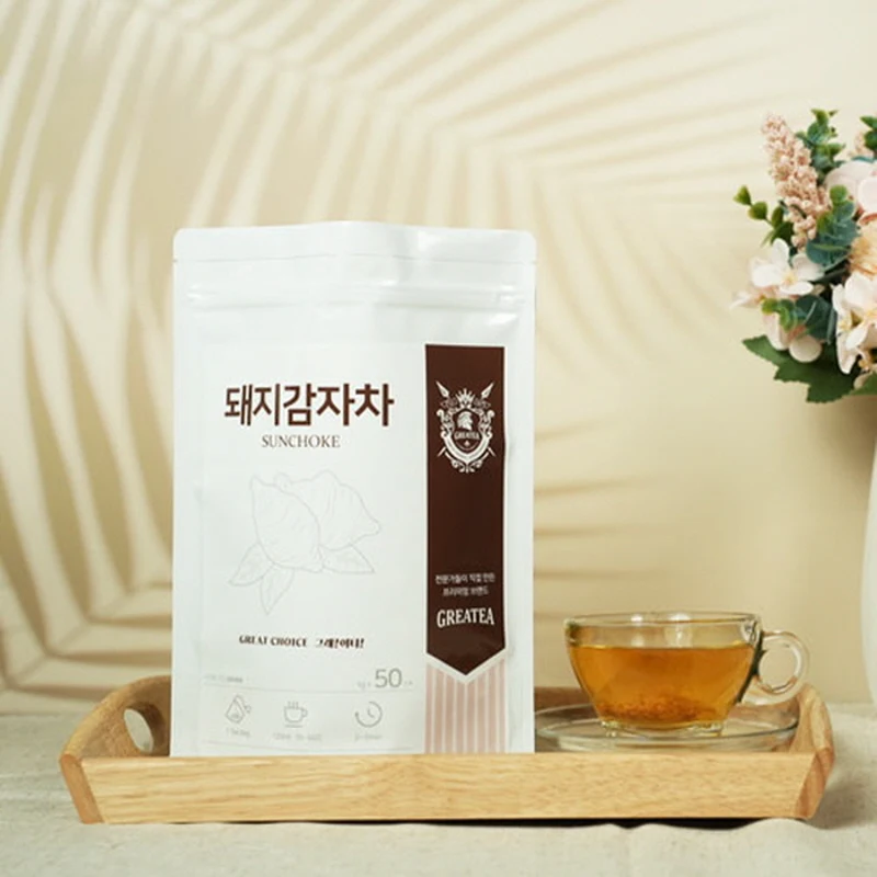 Greatea 그래이티 국산 볶은 돼지감자 차 50티백