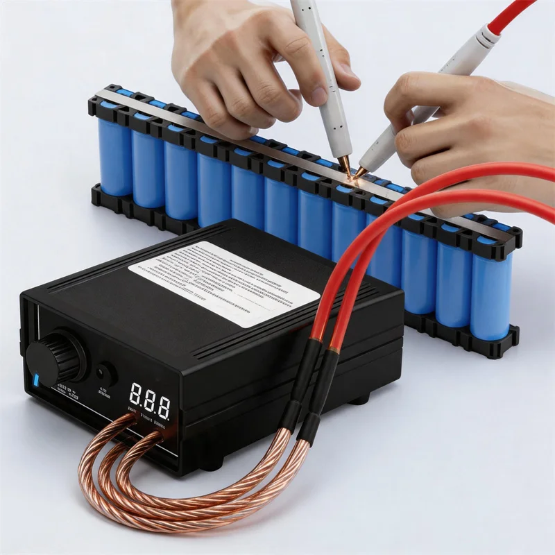 Machine de soudage par points à batterie 8000W 2026, soudeuse par points 0,3 mm réglable, soudeuse portable pour divers matériaux