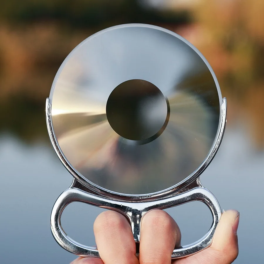 90mm Handheld Swirl Halo Effect Filter, Photography Foreground Bokeh Props, SLR Mirrorless Cinema Lens Accessory Filter