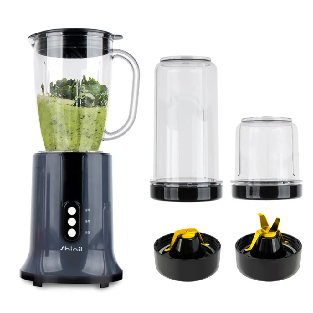كوب عصارة خلاط متعدد الاستخدام ، سحق عصير ، كوري ، 3 شفرات ، محركين قويين ، شفرة تيتانيوم ، خلاط ليوم جديد ،