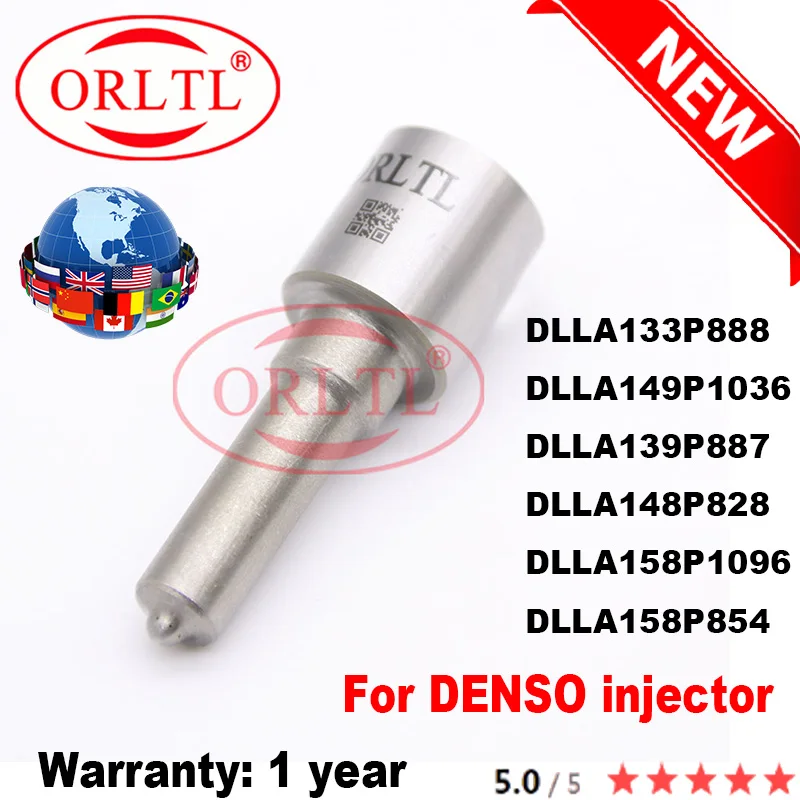 ORLTL Brand New DLLA133P888 DLLA158P1096 DLLA158P854 DLLA149P1036 DLLA139P887 DLLA148P828 For DENSO Diesel Injector Nozzle