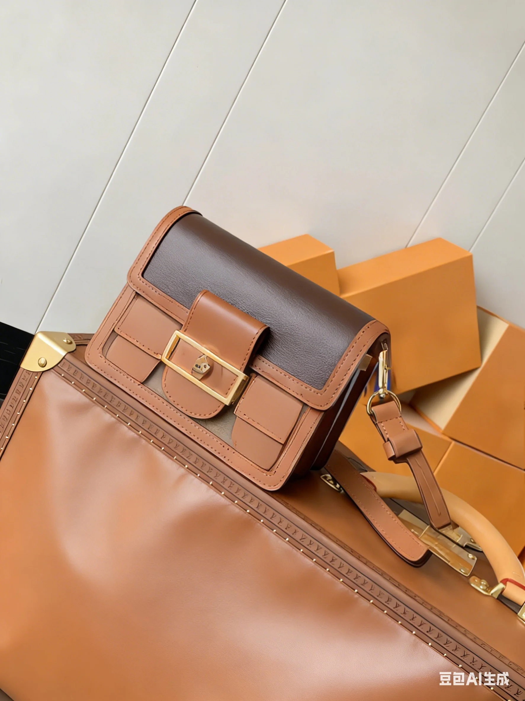 

2025 New Fashionable and Comfortable Christmas Present Handle and Single Zippers Straps Large Capacity Bag