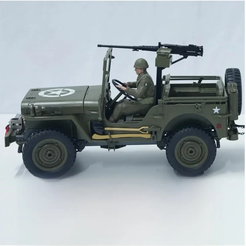 Voiture télécommandée JJRC C8815 mise à niveau, camion militaire RC 1:10, crawler, Jeep Willys 1940, 2.4G, 4 roues motrices, modèle de voiture télécommandée, jouet, cadeau