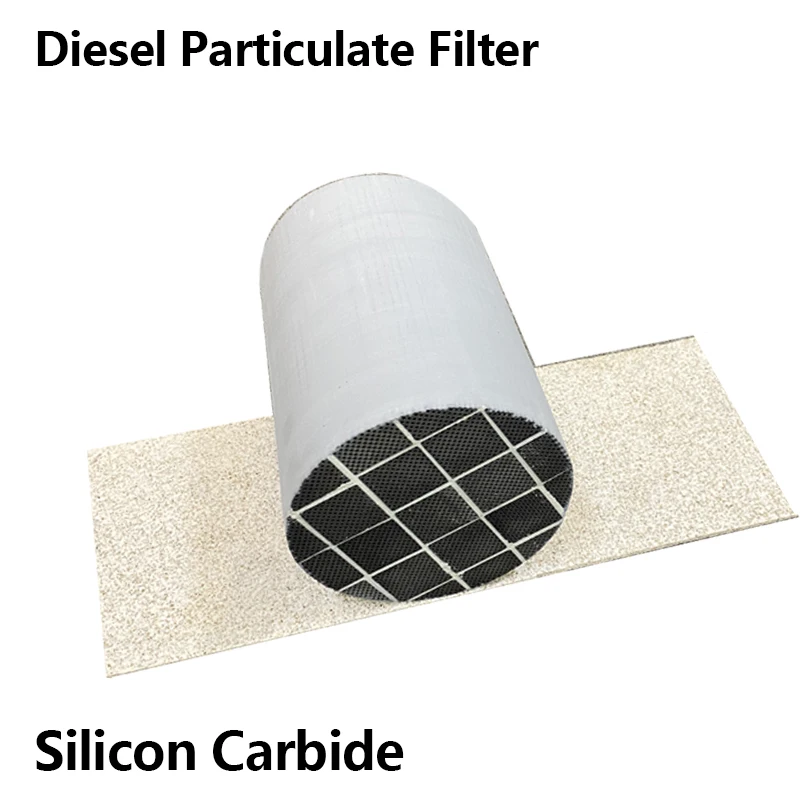 144*203 MM High Efficiency Diesel Particulate Filter Silicon Carbide DPF  for Diesel Engines  silicon carbide DPF substate