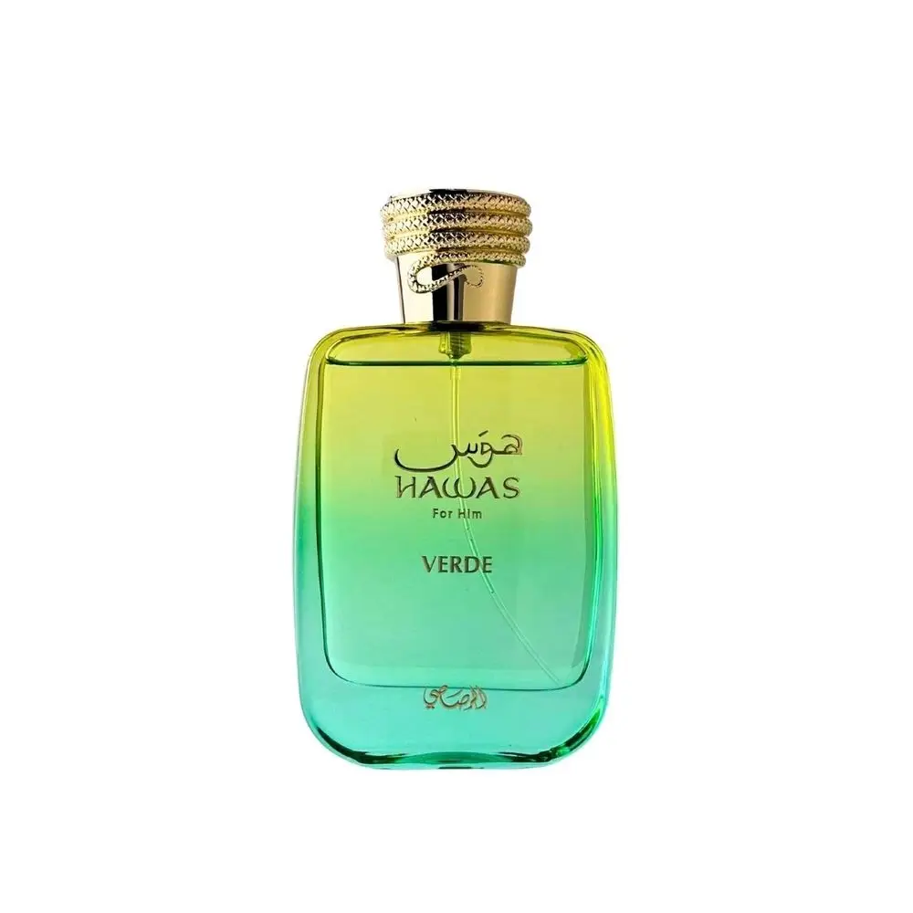 Rasasi Hawas Verde For Him Eau De Parfum 100ml 3.38oz, Fresh Citrus Aromatic Men Perfume, Long Lasting Arabian Fragrance For Daily Office Summer Wear - view 2