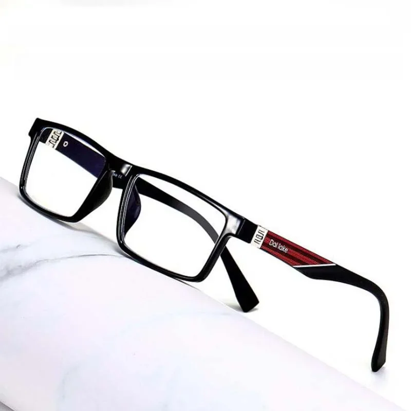 Lunettes carrées Anti-lumière bleue pour hommes et femmes, pour myopie-1.0 -1.25 -1.5 -1.75 -2.0 -2.25 à-4.0 et +1.0 +1.5 +2.0 pour lunettes de lecture