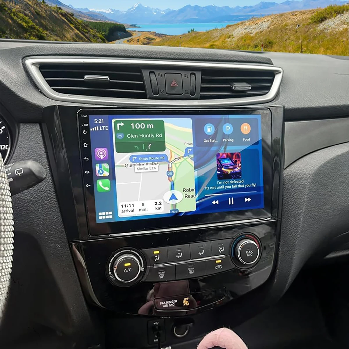 10.1 Inch Android Radio for 【Nissan Rogue X-Trail Qashqai 2014 2015 2016 2017 2018】 Touch Screen Head Unit, Car Stereo with Wire