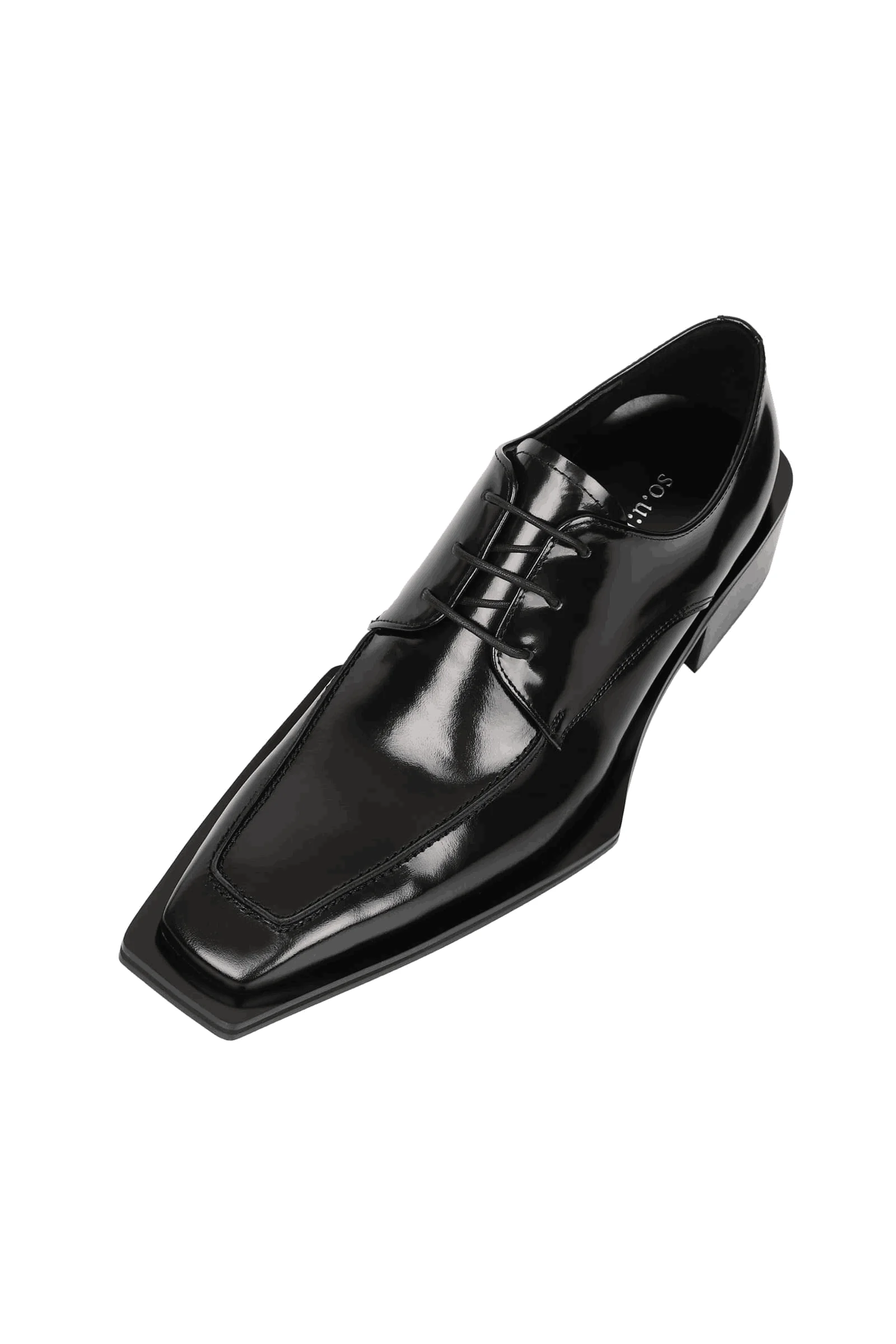 Black Genuine Leather Shoes Business Dress Shoes Low Heeled  Square Toe All-Match Casual Shoes Footwear Wear-Resistant