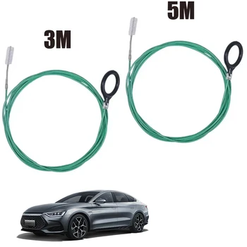 Escova de limpeza de drenagem de teto solar de carro, 3m 5m, limpador de buraco de drenagem de carro, escova de drenagem flexível, limpadores de tubos longos, ferramenta de limpeza de tubos