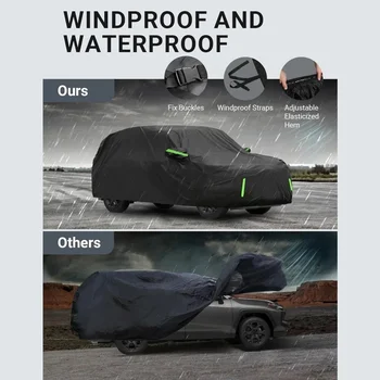 Waterproof Car Cover For 2010-2024 Kia ​​Sportage All Weather Car Cover Windproof Snowproof Rain Hail Sun UV Protection