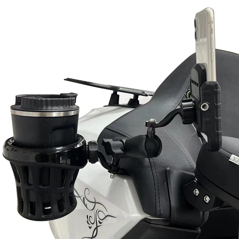 Panical Passenger Trunk Luggage Rack Cup Holder Phone Holder Extension Bracket Bar For Honda Gold Wing GL1800 2018-2023