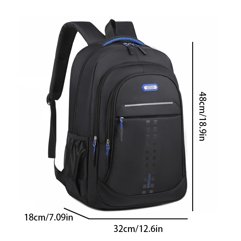 Men\'s and women\'s backpack Oxford waterproof backpack Business computer bag Leisure travel backpack High school student backpack