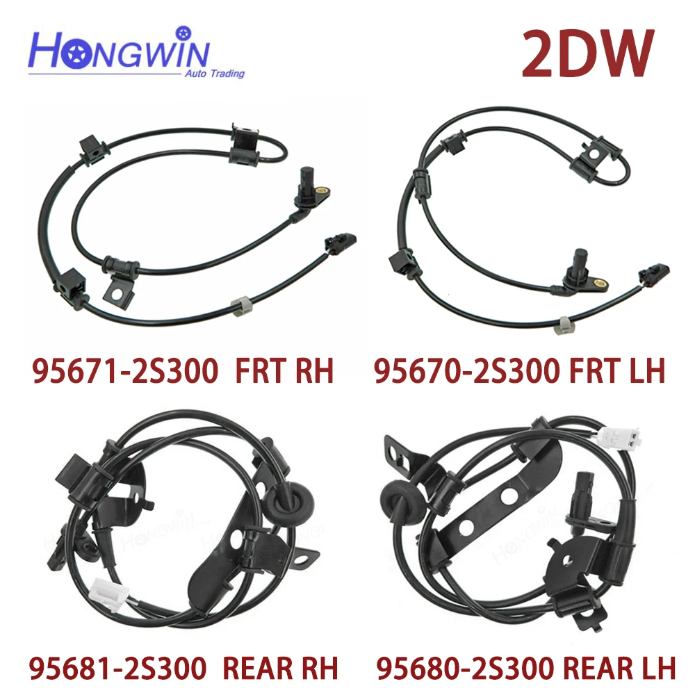 95670-2S300 95680-2S300 95681-2S300 95671-2S300 Front Rear LH&RH ABS Wheel Speed Sensor For Hyundai Tucson Kia Sportage 2010-16