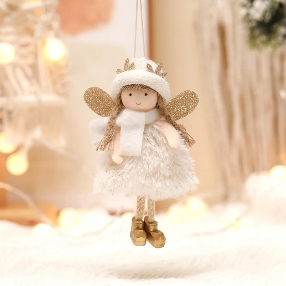 New product Girls Angel Christmas Tree Decoration Pendant Small Pendant Christmas Decoration New Year Gift 2025