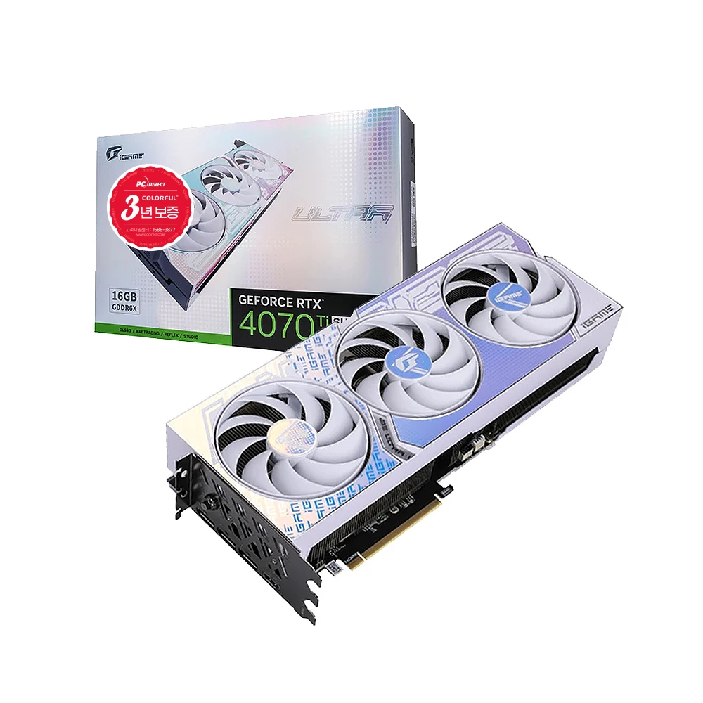 COLORFUL iGame GeForce RTX 4070 Ti SUPER ULTRA OC D6X 16GB White