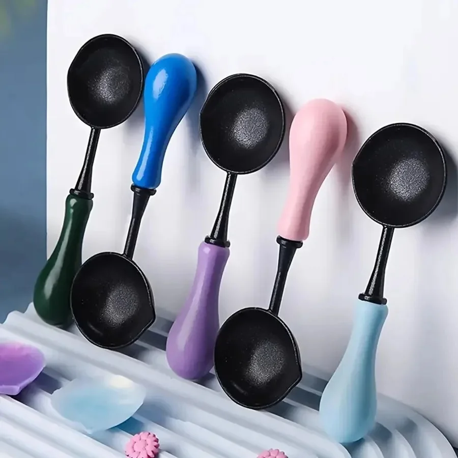 Cuillère à sceller la cire antiadhésive, cuillère à fondre pour la scellage de la cire, outil de scellage de cire réutilisable pour emballage cadeau, enveloppes, Invitations 1 pièce