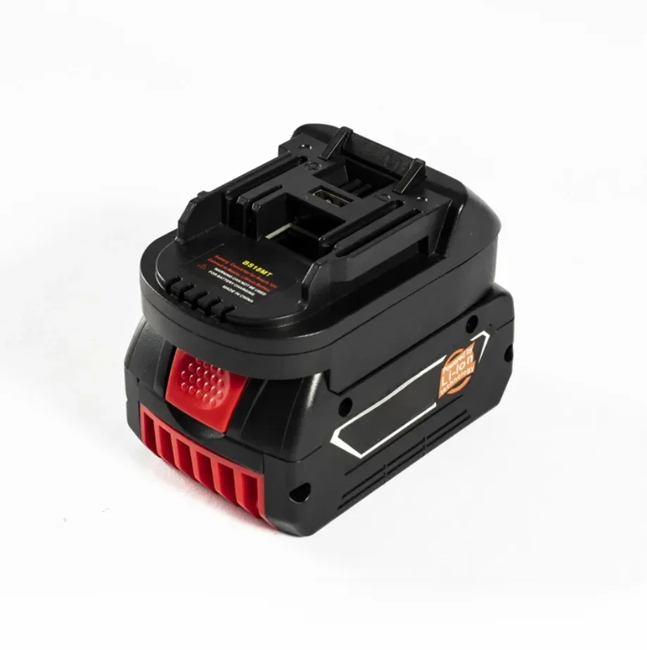 BS18MT Adapter akumulatora Konwerter USB do akumulatorów Bosch 18V BAT619G/620 Konwersja na akumulator litowy Makita 18V BL 1860 — zdjęcie produktu 7