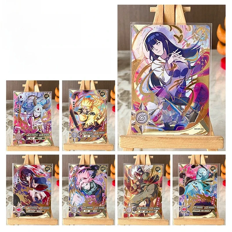 Genuine KAYOU Naruto Card MR 01-37 Series Single Card Naruto Uzumaki Naruto Hyuga Hinata Anime Collection Card Kids Toy Gift