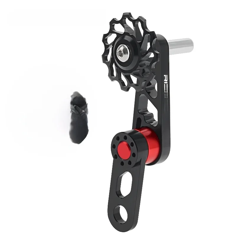 AliExpress riderace Bike Chain Tensioner Aluminum Alloy Bicycle Single Speed Chain Guide Pulley Cycling Chainring Tensioner Rear Derailleur Zipper
