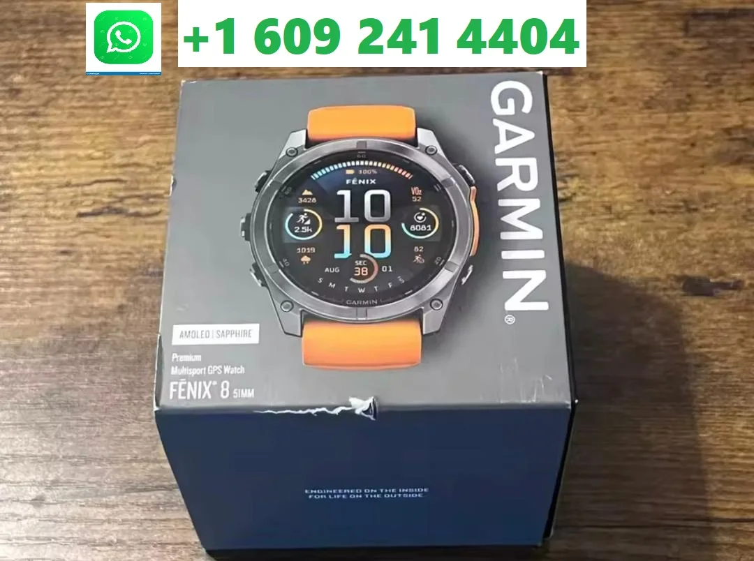 ST BUY 3 GET 1 FREE  BRAND NEW Garmins-Fenix ​​8 Sapphire Smartwatch Athlete GPS Watch