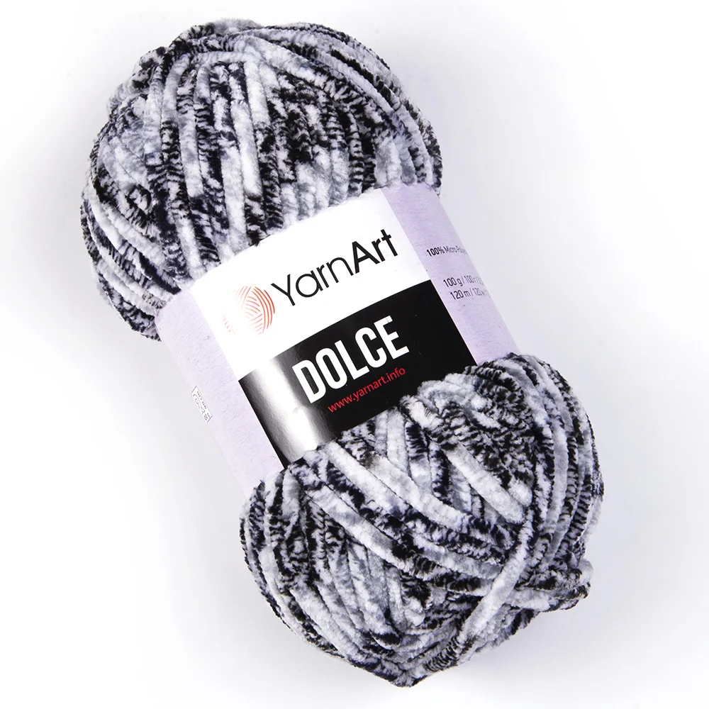 YarnArt Dolce Yarn - 48 Color Options - 120 Meters(100gr) - Micropolyester - Hat - Headband - Scarf - Panduf - Cardigan - Sweater - Blouse - Blanket