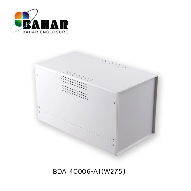 Bahar Enclosure Iron Case Wire Junction Box Metal Instrument Shell Power Supply Box Distirbution Box DIY Housing BDA40006-W275