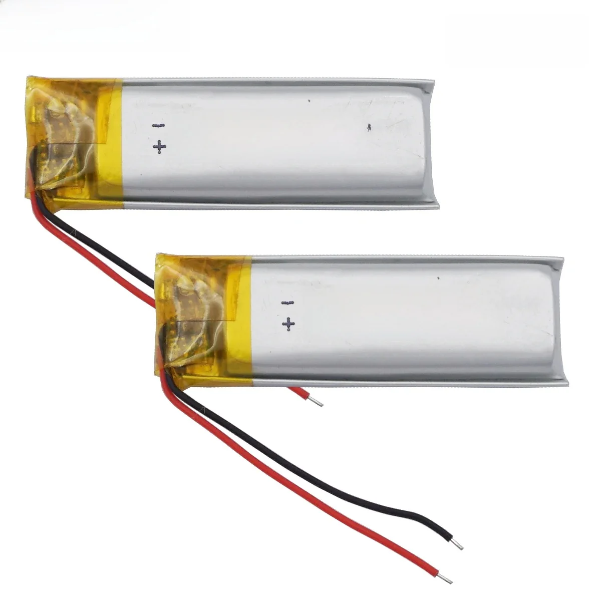 2pcs 3.7V 180mAh 0.666Wh Rechargeable Li Lithium-ion Battery 501235 Repair Bluetooth Speaker GPS MP3 Sat Nav Driving Recorder