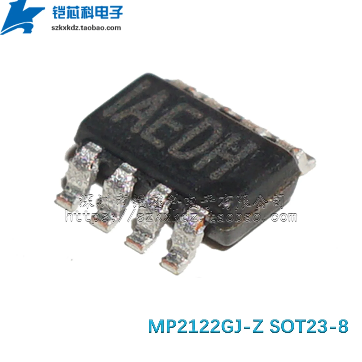 5Pcs Original MP2122GJ-Z MP2122GJ MP2122 AED SOT23-8 SMD IC 6V, 2A, Low Quiescent Current Dual, SYNC Buck Regulator