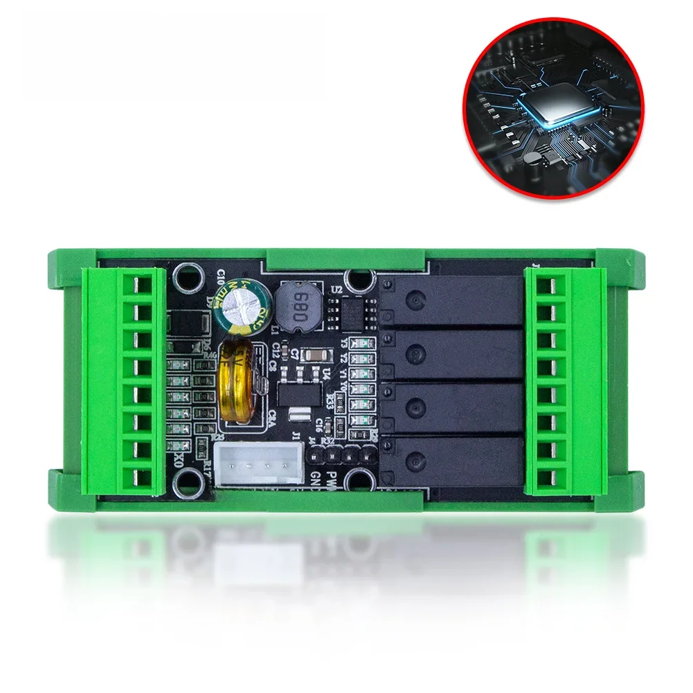 FX2N-10MR 10MT FX2N-14MR 14MT 6MR 6MT 20MR 20MT DC24V TTL SEEKU Analogowy przekaźnik zasilania 0-10V w płycie 8 wejść i 6 wyjść 6 wejść i 4 wyjść PLC — zdjęcie 2